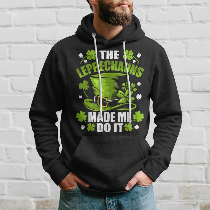 The Leprechauns Made Me Do It Saint Patrick Day Hoodie Gifts for Him
