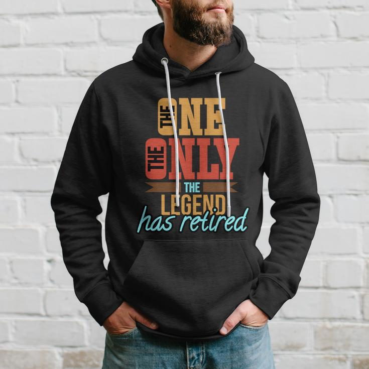 The One The Only The Legend Has Retired Funny Retirement Shirt Hoodie Gifts for Him