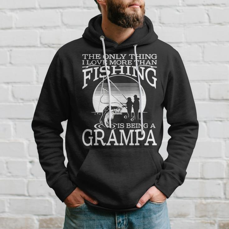 The Only Thing I Love More Than Fishing Is Being A Grampa Hoodie Gifts for Him