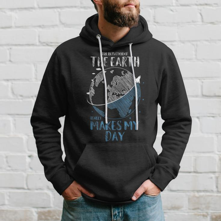 The Rotation Of The Earth Really Makes My Day Planet Men Hoodie Graphic Print Hooded Sweatshirt Gifts for Him