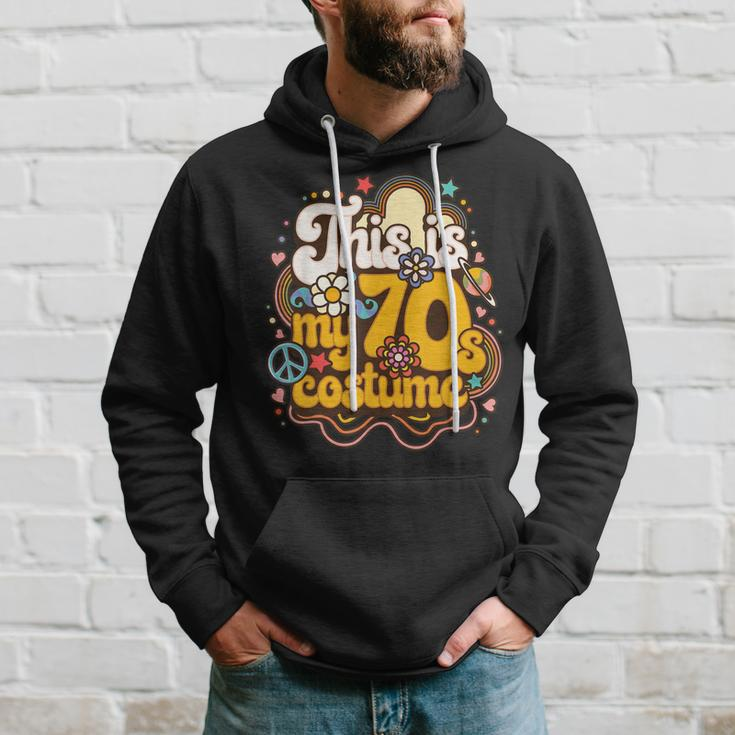 This Is My 70S Costume Theme Party Hippie Retro Friends Hoodie Gifts for Him
