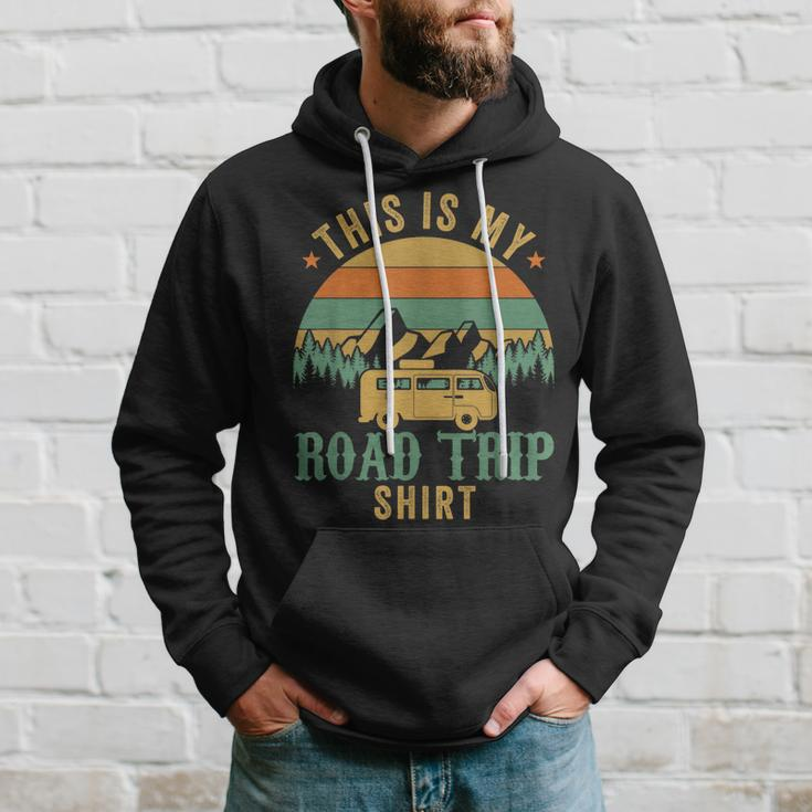 This Is My Road Trip Rv Camper Travel Family Vacation Hoodie Gifts for Him