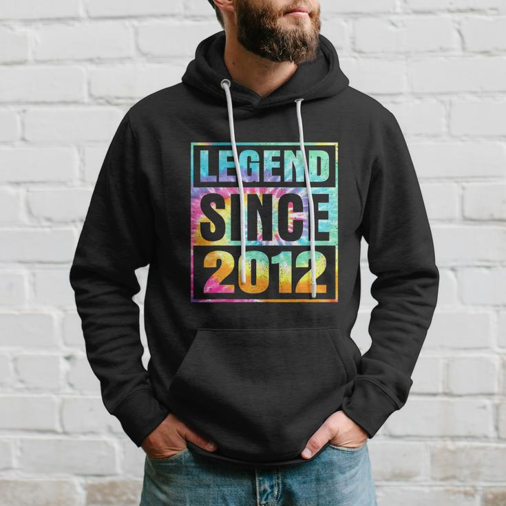 Tie Dye Legend Since 2012 10 Years Old Funny 10Th Birthday Hoodie Gifts for Him
