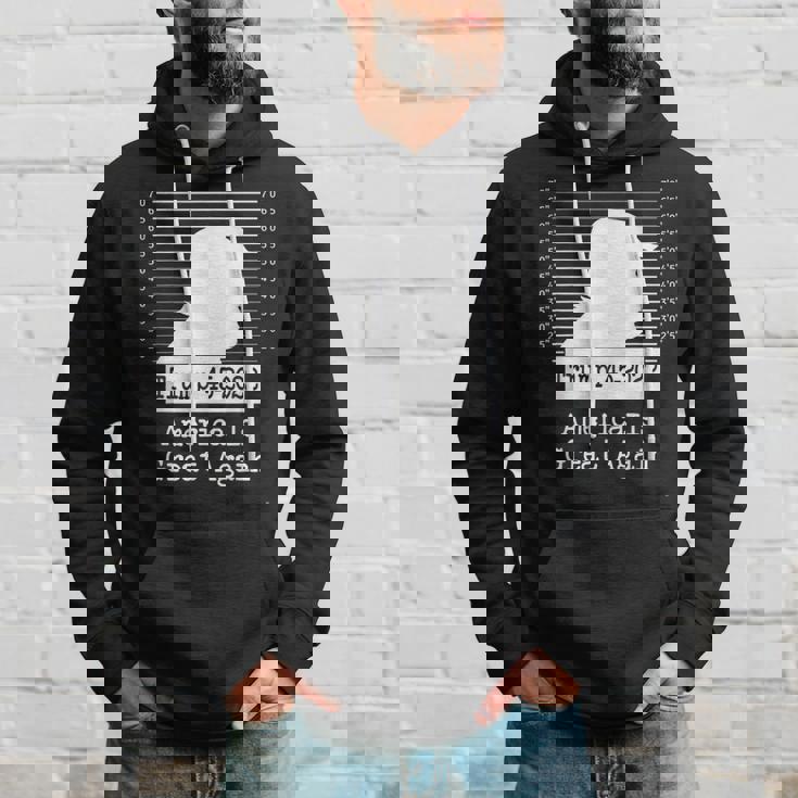 Trump Arrested Prisoner Jail Shot Hoodie Gifts for Him