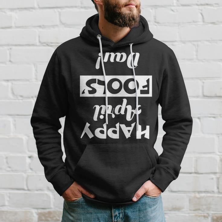 Unique And Cool Up Side Down Happy April Fools Day Hoodie Gifts for Him