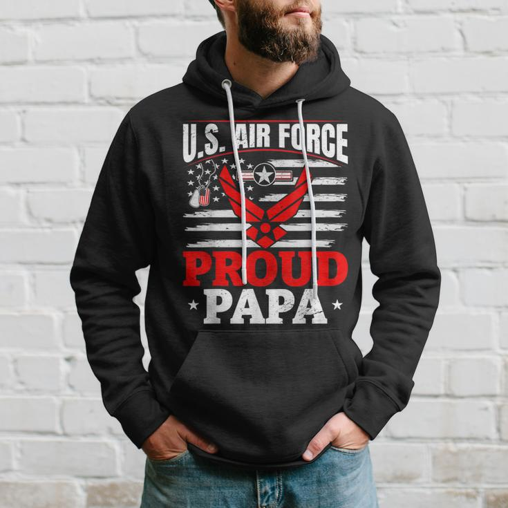 Us Air Force Veteran US Air Force Proud Papa Hoodie Gifts for Him