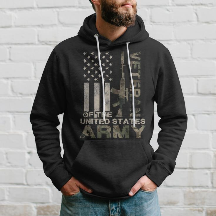 Us Army | Military Green Camo Flag Retro Design Gift Men Hoodie Graphic Print Hooded Sweatshirt Gifts for Him