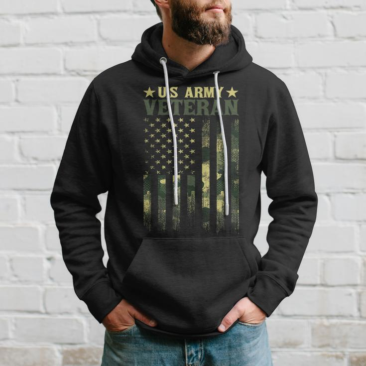 Us Army Veteran Patriotic Military Camouflage American Flag Hoodie Gifts for Him