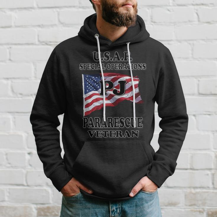 USAF Pararescue Pj Veteran Men Hoodie Graphic Print Hooded Sweatshirt Gifts for Him