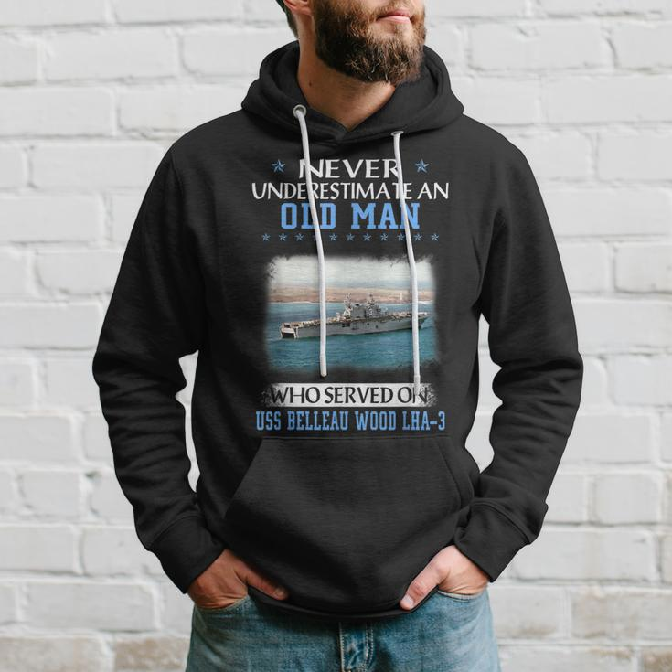 Uss Belleau Wood Lha-3 Veterans Day Father Day Hoodie Gifts for Him