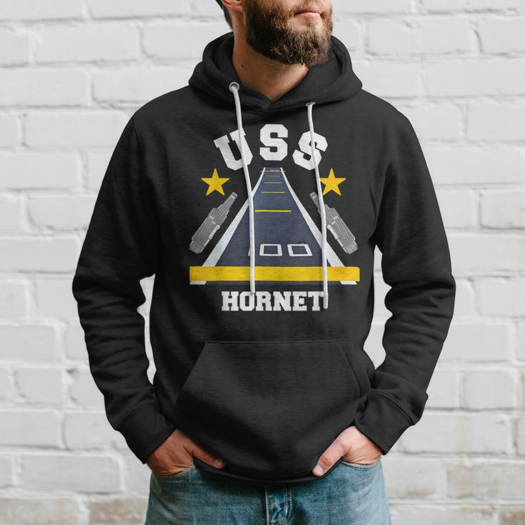 Uss Hornet Aircraft Carrier Military Veteran Hoodie Gifts for Him
