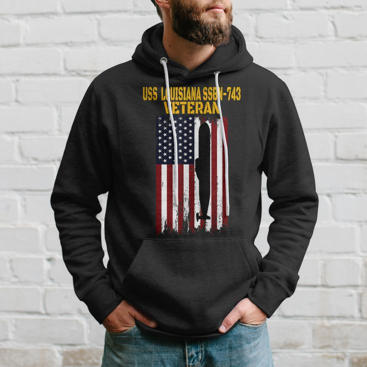 Uss Louisiana Ssbn-743 Submarine Veterans Day Fathers Day Hoodie Gifts for Him