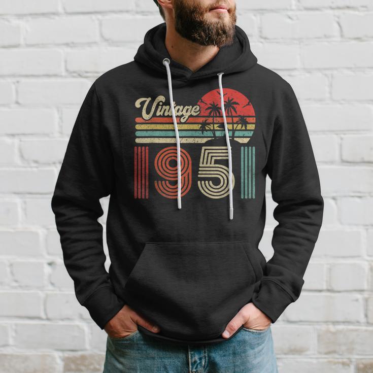 Vintage 1951 Hoodie für 72. Geburtstag, Retro Look für Frauen und Männer Geschenke für Ihn