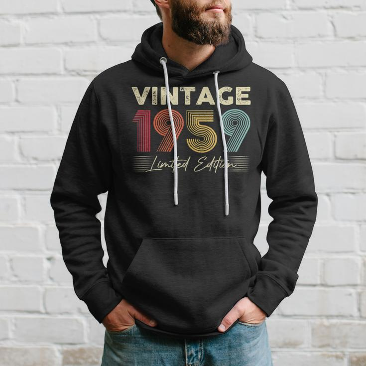 Vintage 1959 Wedding Anniversary Born In 1959 Birthday Party Hoodie Gifts for Him