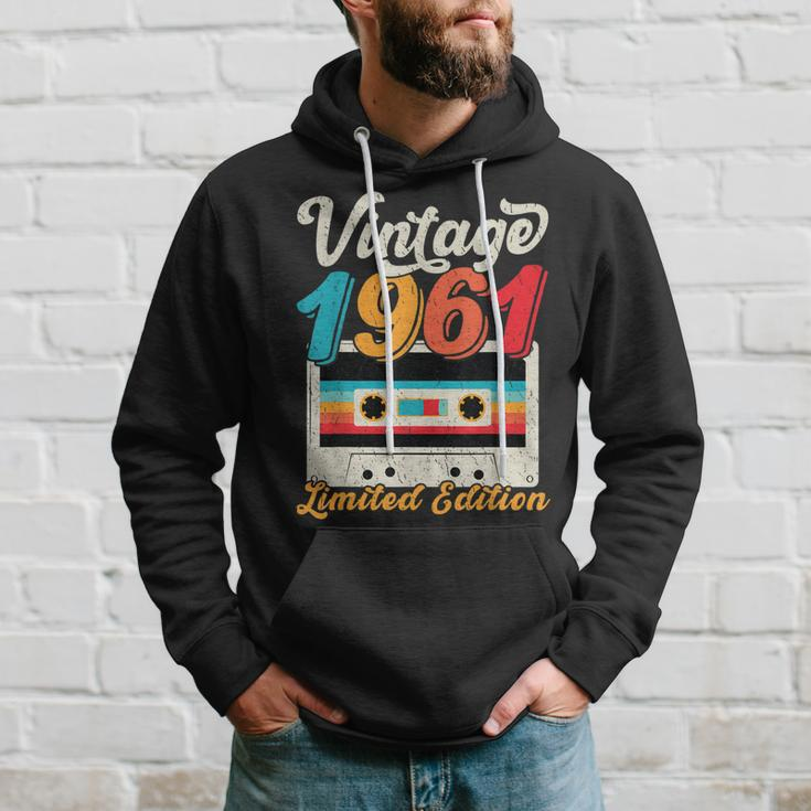 Vintage 1961 Wedding Anniversary Born In 1961 Birthday Party V3 Hoodie Gifts for Him