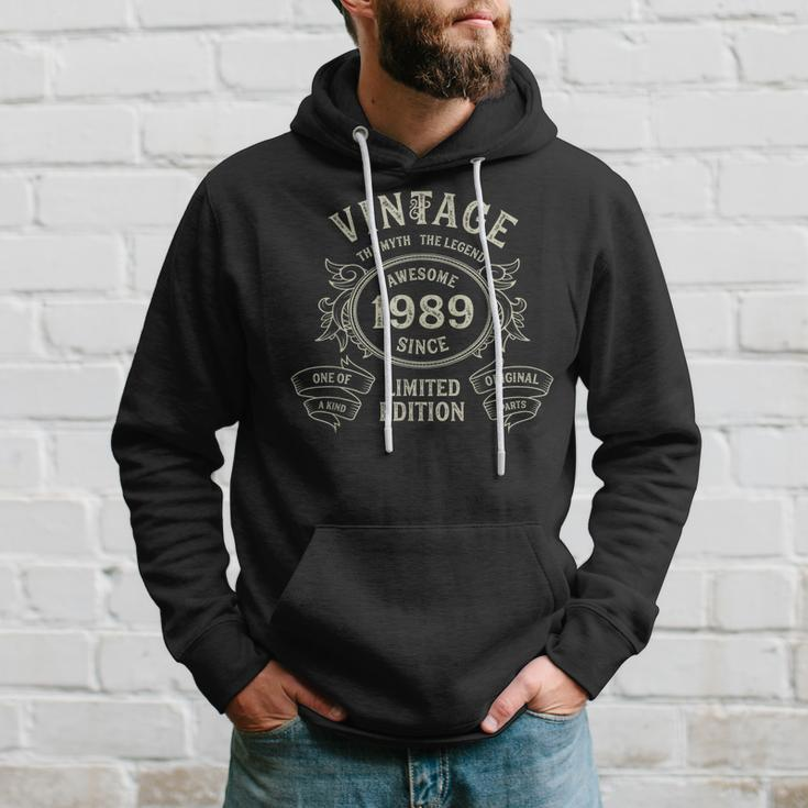 Vintage 1989 Limited Edition Born In 1989 34Th Birthday Hoodie Gifts for Him
