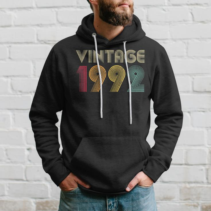 Vintage 1992 30Th Birthday Gift Retro 30 Years Old Hoodie Gifts for Him