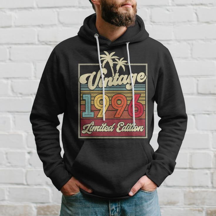 Vintage 1996 Wedding Anniversary Born In 1996 Birthday Party Hoodie Gifts for Him