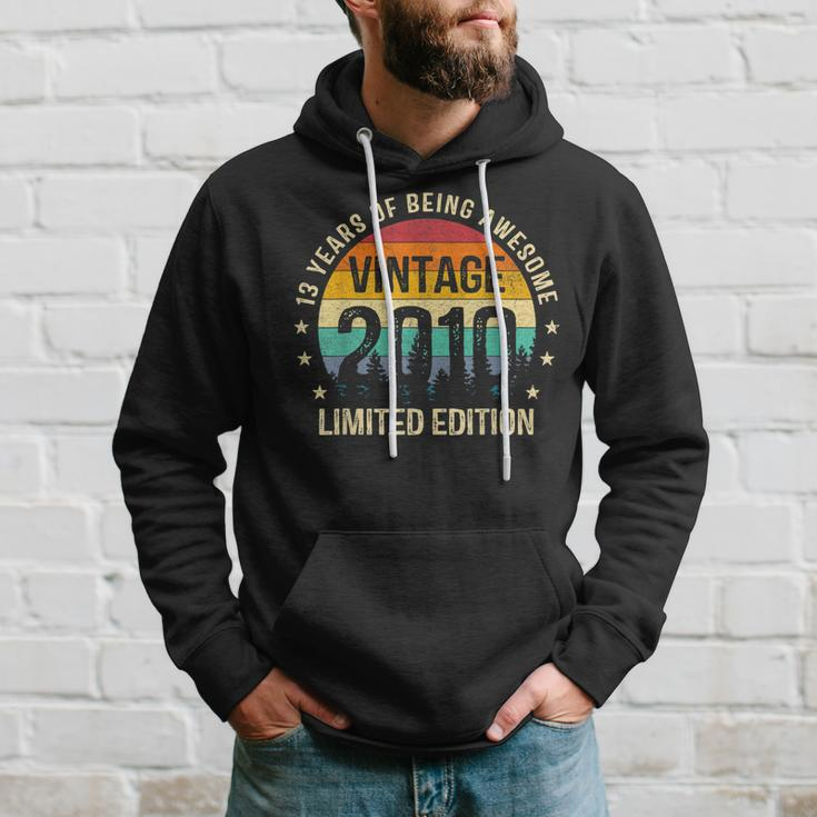 Vintage 2010 Limited Edition 13 Year Old Gifts 13Th Birthday Hoodie Gifts for Him