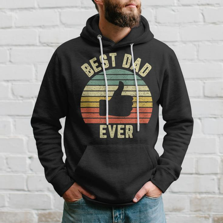 Vintage Best Dad Ever Funny Fathers Day Holiday GiftGift For Mens Hoodie Gifts for Him