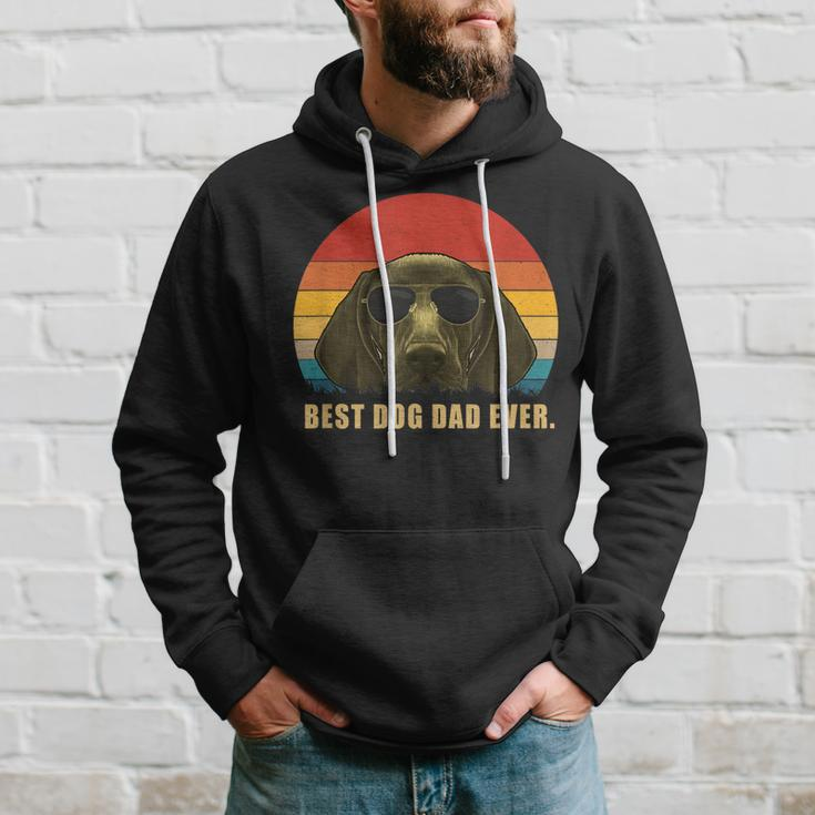 Vintage Best Dog Dad EverGerman Shorthaired Pointer Hoodie Gifts for Him