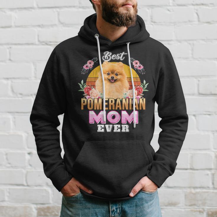 Vintage Beste Pommersche Mutter Tee, Hund Mama Muttertag Hoodie Geschenke für Ihn