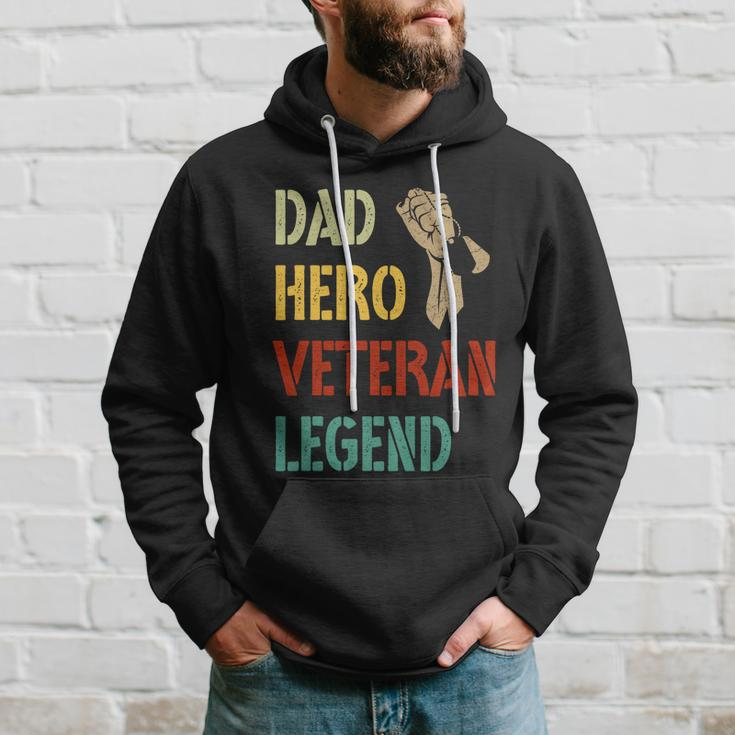 Vintage Dad Hero Veteran Legend Gift V2 Hoodie Gifts for Him
