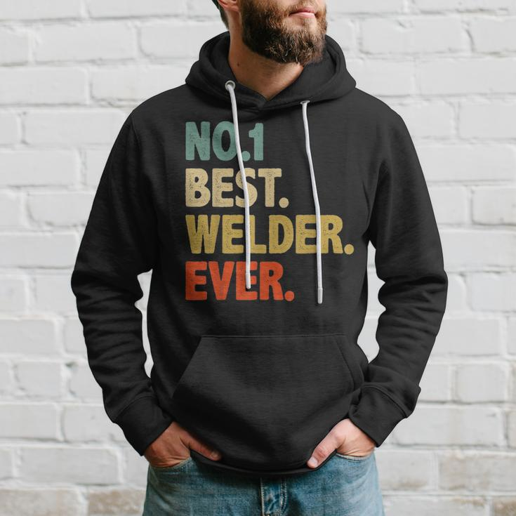 Vintage Mens Best Welder Dad Ever Fathers Day Funny Gifts Hoodie Gifts for Him