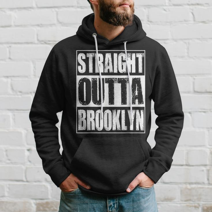 Vintage Straight Outta Brooklyn Gift Hoodie Gifts for Him