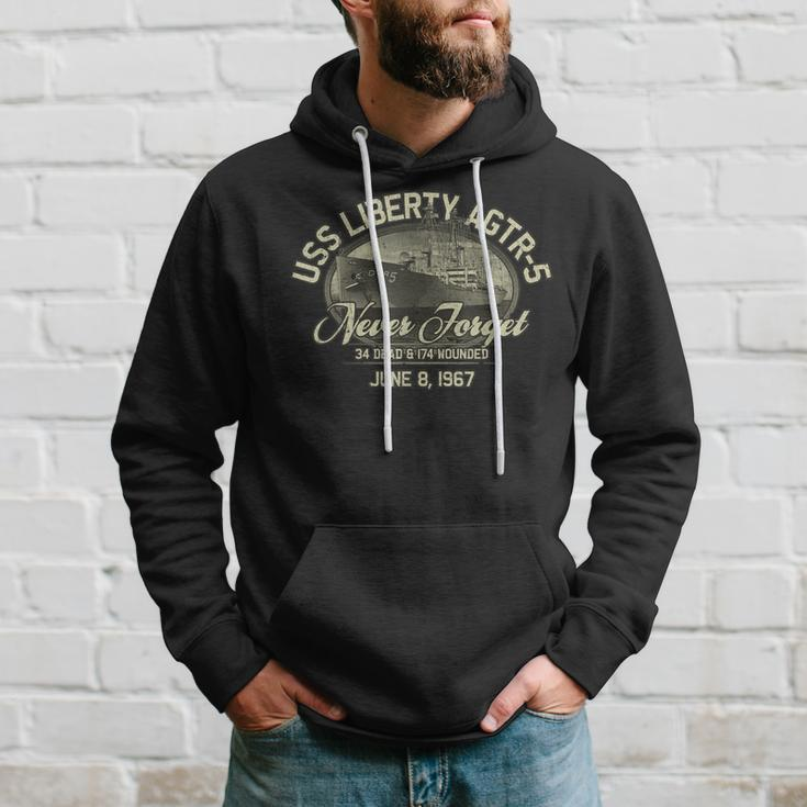 Vintage Uss Liberty Agtr-5 1967 Military Gift Ship Funny Hoodie Gifts for Him