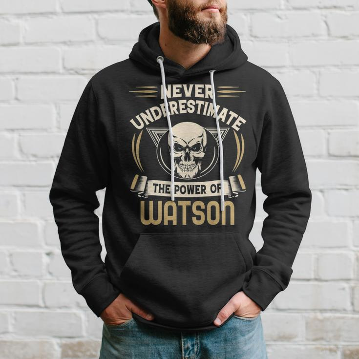 Watson Name Gift Never Underestimate The Power Of Watson Hoodie Gifts for Him