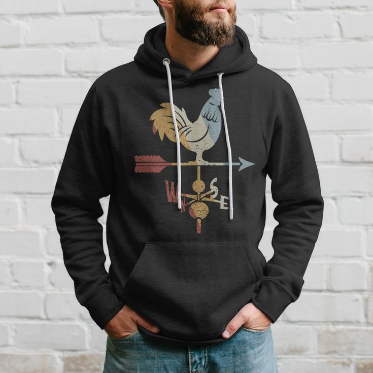 Weather Vane Retro Style Vintage Men Hoodie Graphic Print Hooded Sweatshirt Gifts for Him