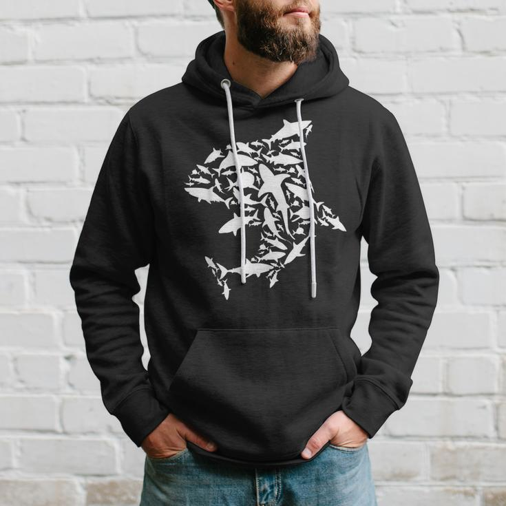 White Sharks - Marine Biologist Shark Lovers Science Hoodie Gifts for Him