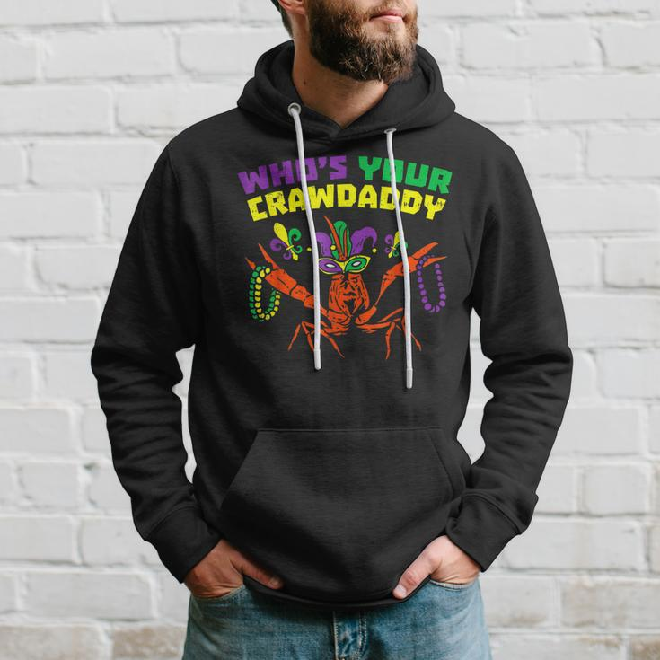 Whos Your Crawdaddy Crawfish Jester Beads Mardi Gras V2 Men Hoodie Gifts for Him