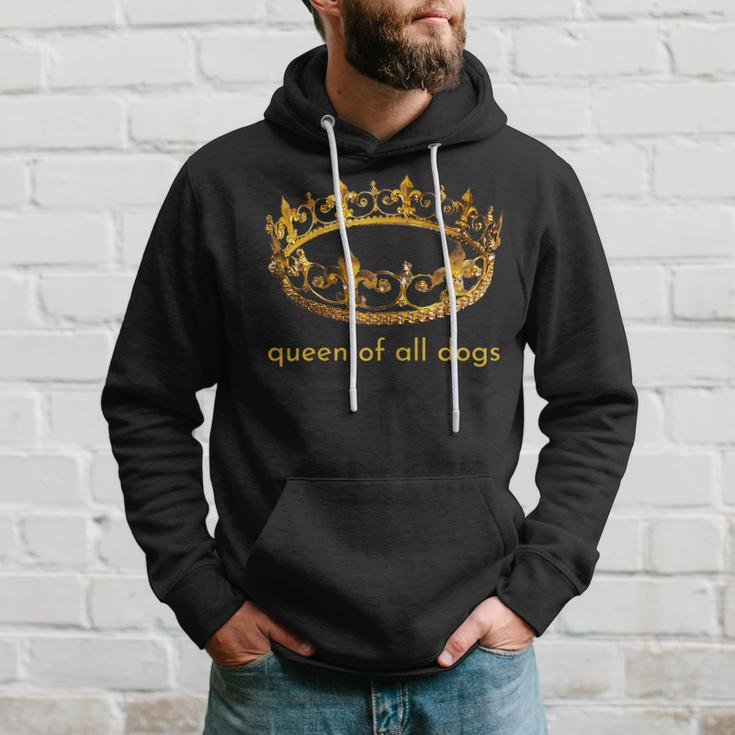 Womens Cute Dog Gift Queen Of All Dogs Rescue Foster Adopt Hoodie Gifts for Him