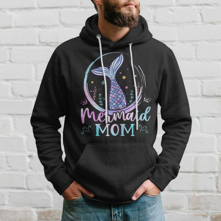 Womens Mermaid Mom Birthday Mermaid Family Matching Party Squad Hoodie Gifts for Him