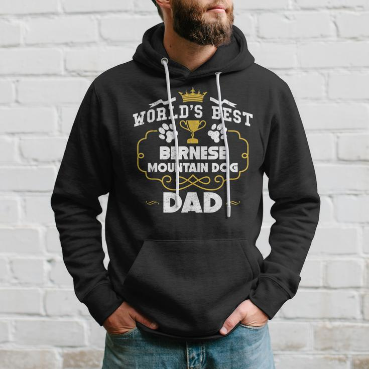 Worlds Best Bernese Mountain Dog Dad Dog Owner Gift For Mens Hoodie Gifts for Him