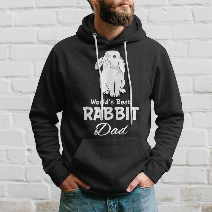 Worlds Best Rabbit Dad Cute Bunny Pet For Fathers Hoodie Gifts for Him