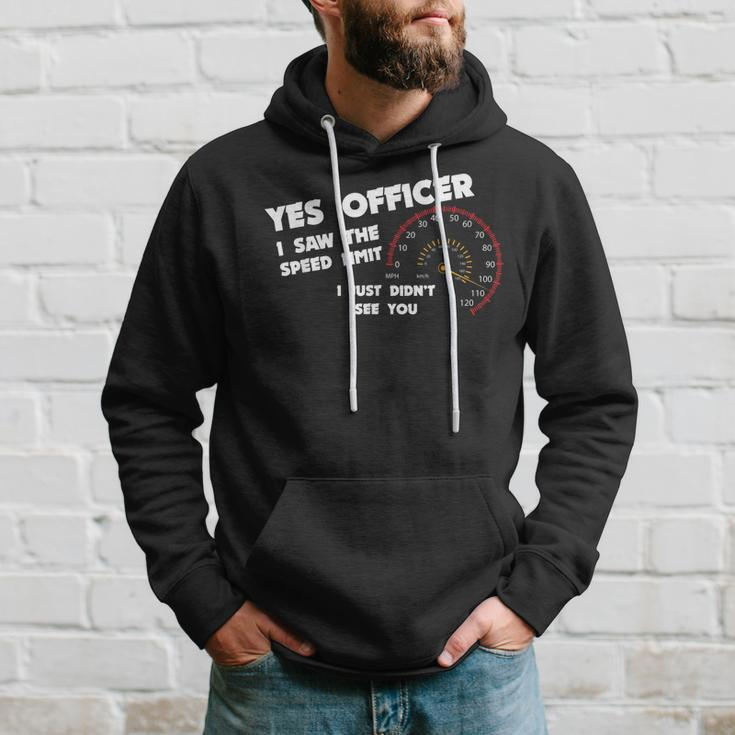 Yes Officer Speeding For Car Enthusiasts & Mechanics Hoodie Gifts for Him