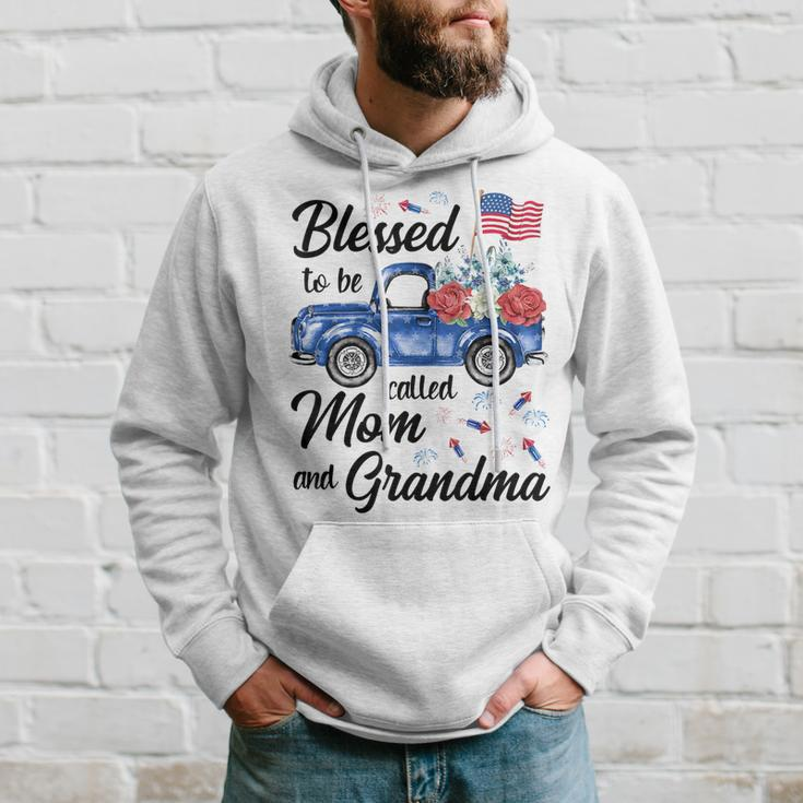 4Th July American Flag Patriotic Blessed Mom Grandma Gift For Women Hoodie Gifts for Him