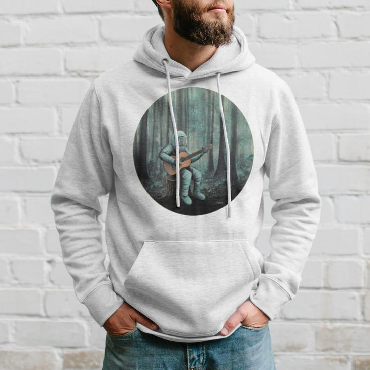 Astronaut Playing Guitar Music Hoodie Gifts for Him