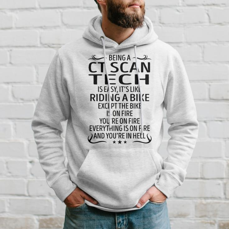 Being A Ct Scan Tech Like Riding A Bike Hoodie Gifts for Him