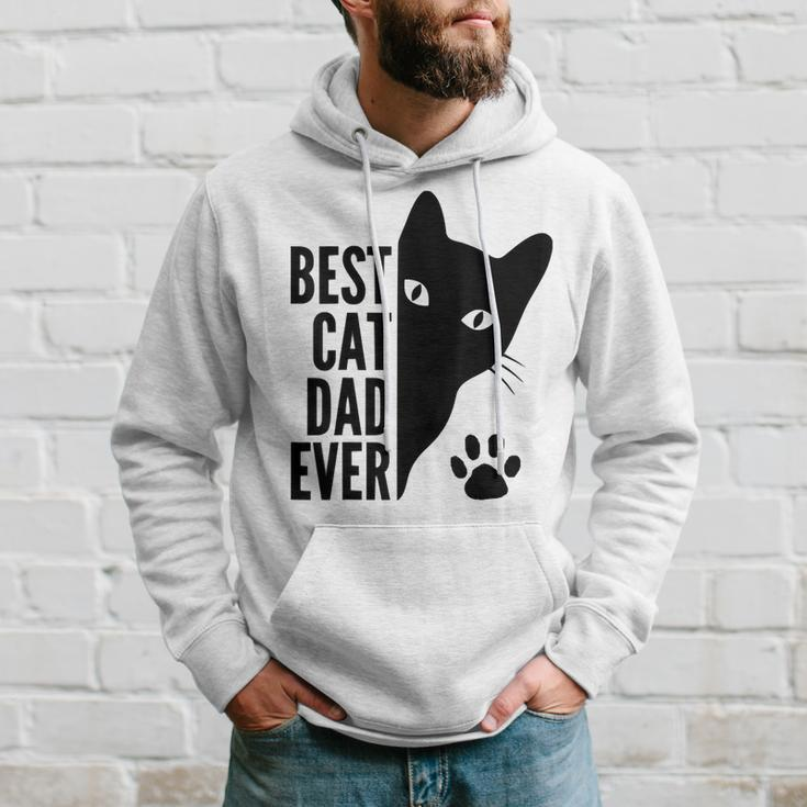 Best Cat Dad Ever Funny Cat Fathers Day Dad Kitty Lovers Hoodie Gifts for Him