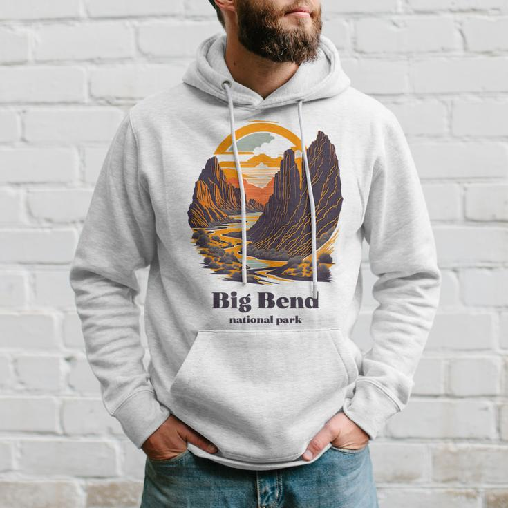 Big Bend National Park Texas Cool Vintage Style Hoodie Gifts for Him