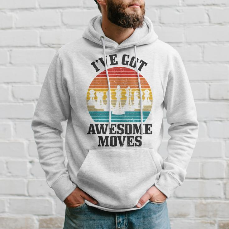 Chess Master Ive Got Awesome Moves Vintage Chess Player Hoodie Gifts for Him