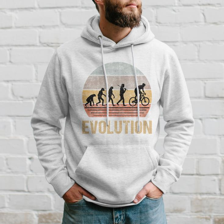 Cycling Evolution Vintage Retro Hoodie Gifts for Him