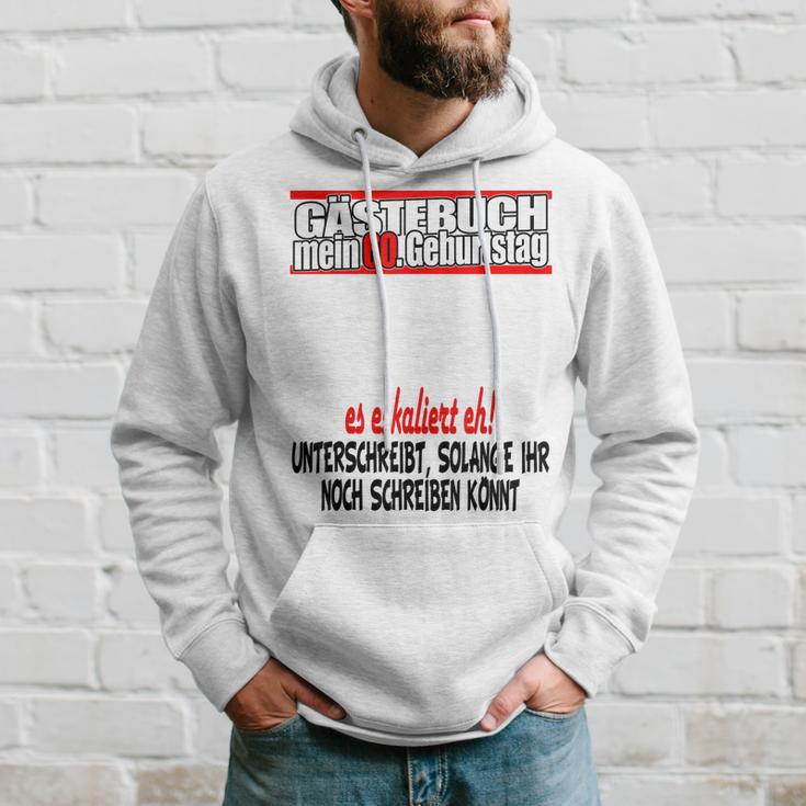 Gästebuch 60 Jahre 60 Geburtstag Mann Frau Party Hoodie Geschenke für Ihn