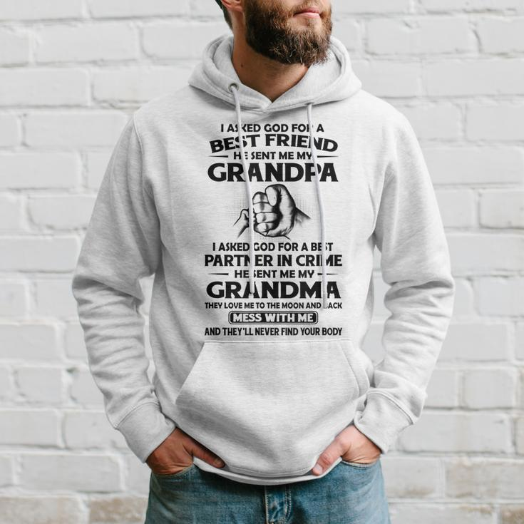 I Asked God For A Best Friend He Sent Me My Grandpa Hoodie Gifts for Him
