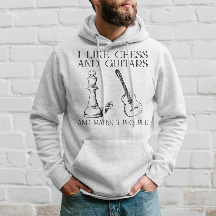 I Like Chess And Guitars And Maybe 3 People Hoodie Gifts for Him