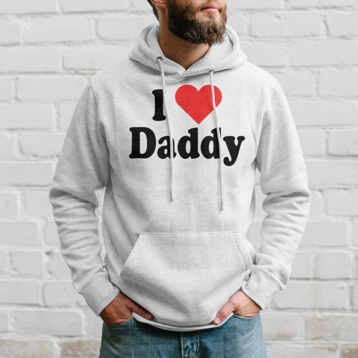 I Love Daddy Heart Gift For Fathers Day Father Dad Daddy Hoodie Gifts for Him